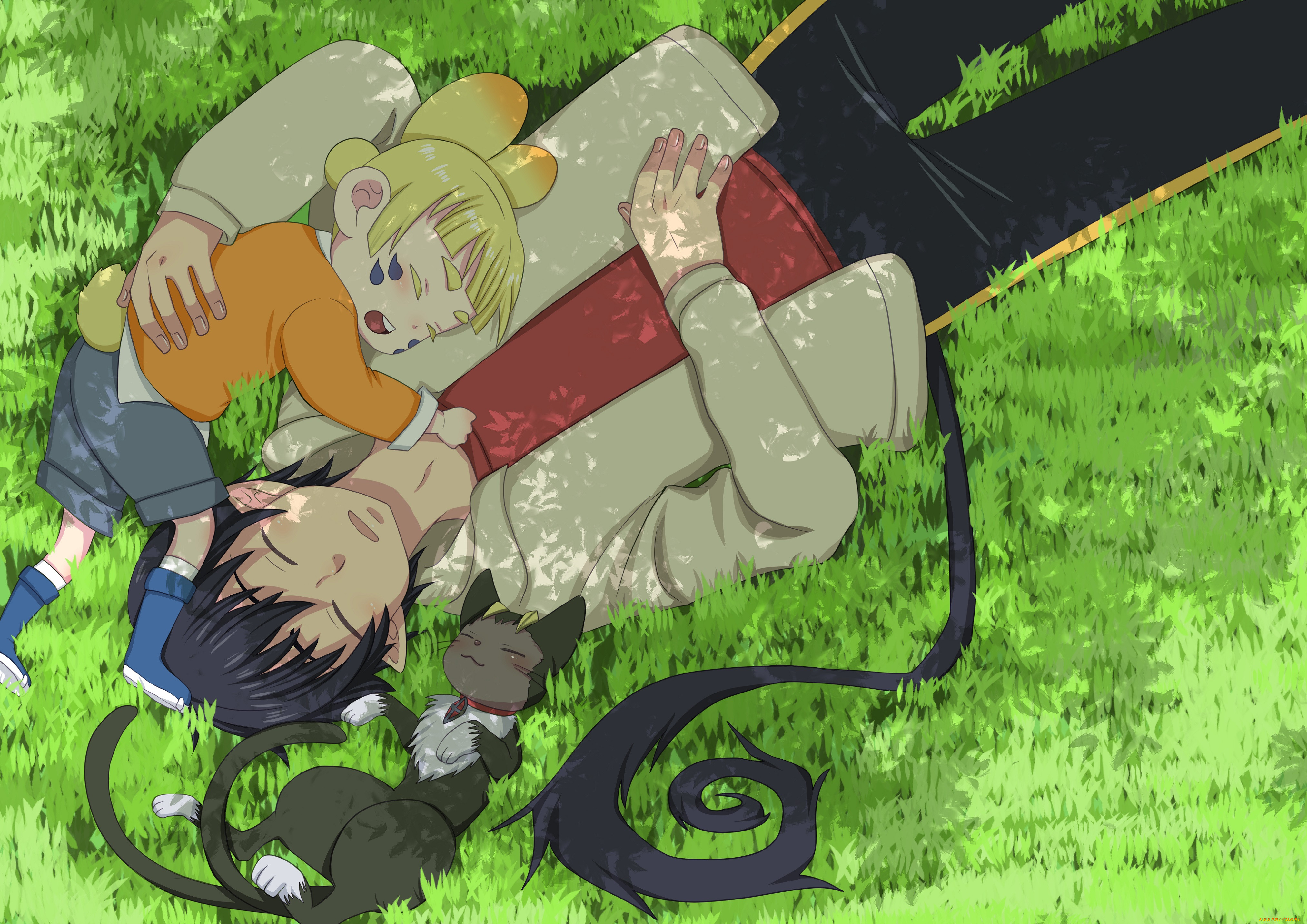 , ao no exorcist, rin, okumura, , , , usamaro, kuro